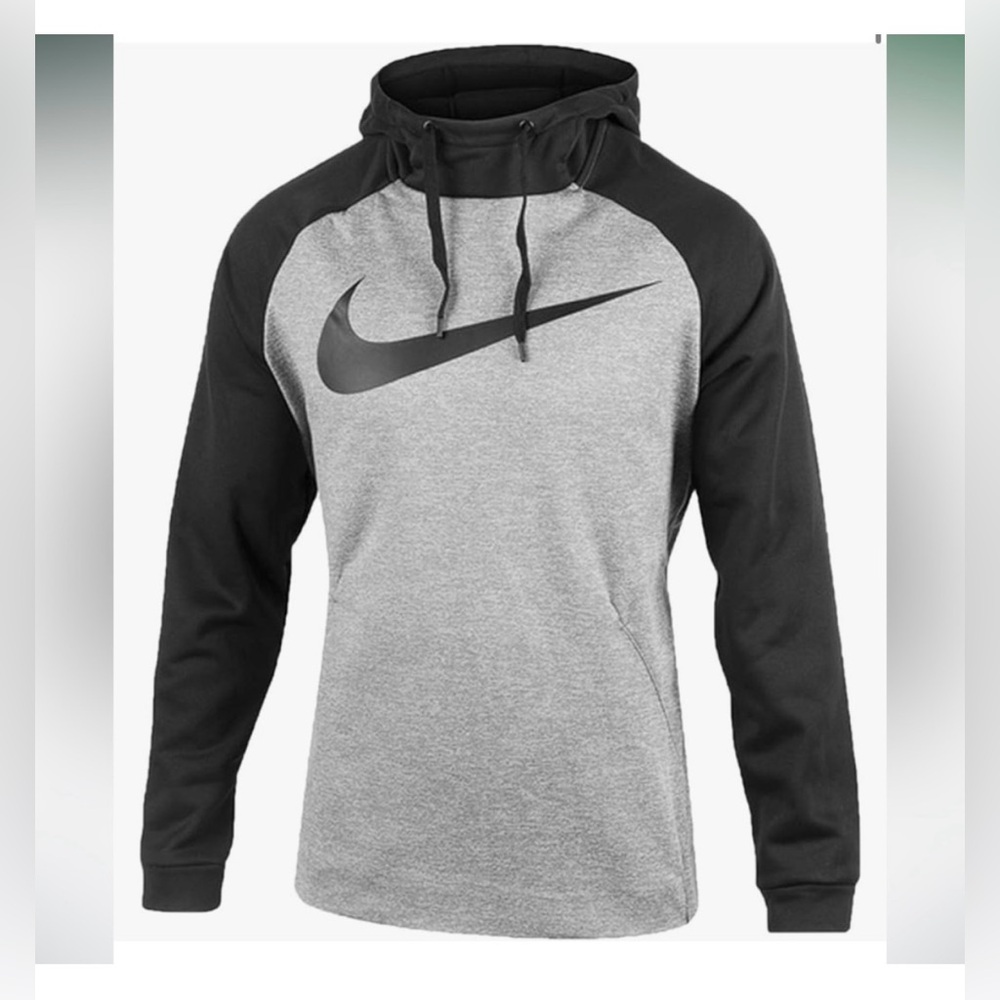 Nike Black and Gray Men's Sweater